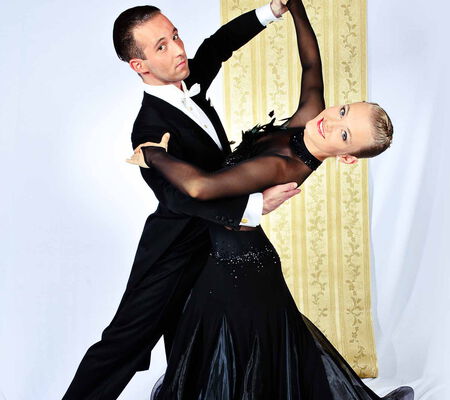 Tanzpaar Paul Schwarze und Cindy Rudoph
